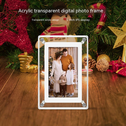 5-Inch Transparent Fashion Digital Electronic Photo Album Video Advisement Player Business Gift Photo Frame