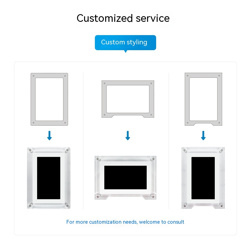 5-Inch Transparent Fashion Digital Electronic Photo Album Video Advisement Player Business Gift Photo Frame