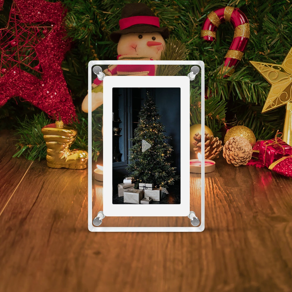 5-Inch Transparent Fashion Digital Electronic Photo Album Video Advisement Player Business Gift Photo Frame