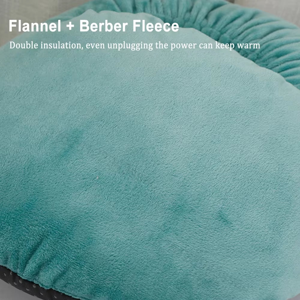 Electric Heated Foot Warmer Usb Charging Heating Pad for Feet Soft Flannel Foot Heater Household Portable Foot Warming Matwinter